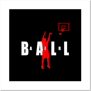 Air Ball Funny Sports Basketball Meme For Basketball Fans Posters and Art